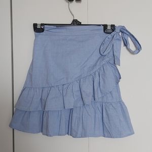 🌸NWOT STRADIVARIUS Faux Wrap Mini Skirt